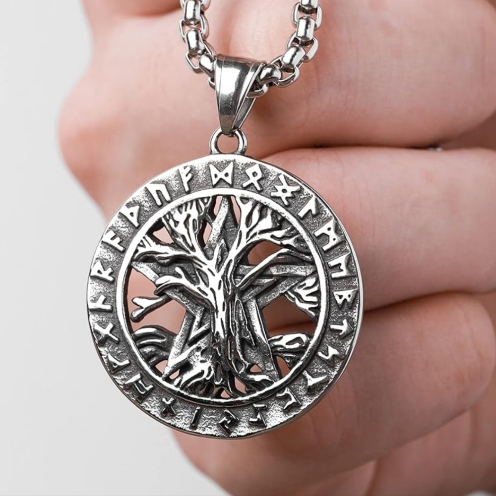 Silver Tree of Life Pendant Necklace